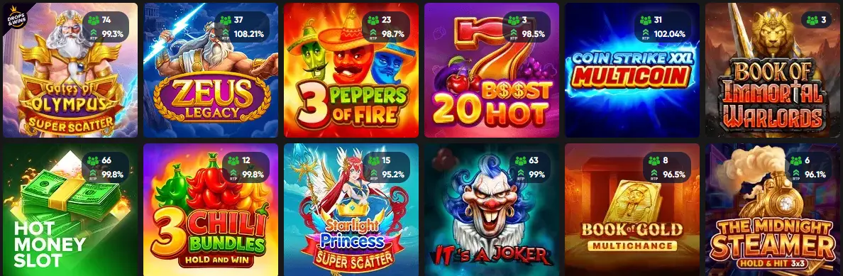 GranaWin Casino Spiele